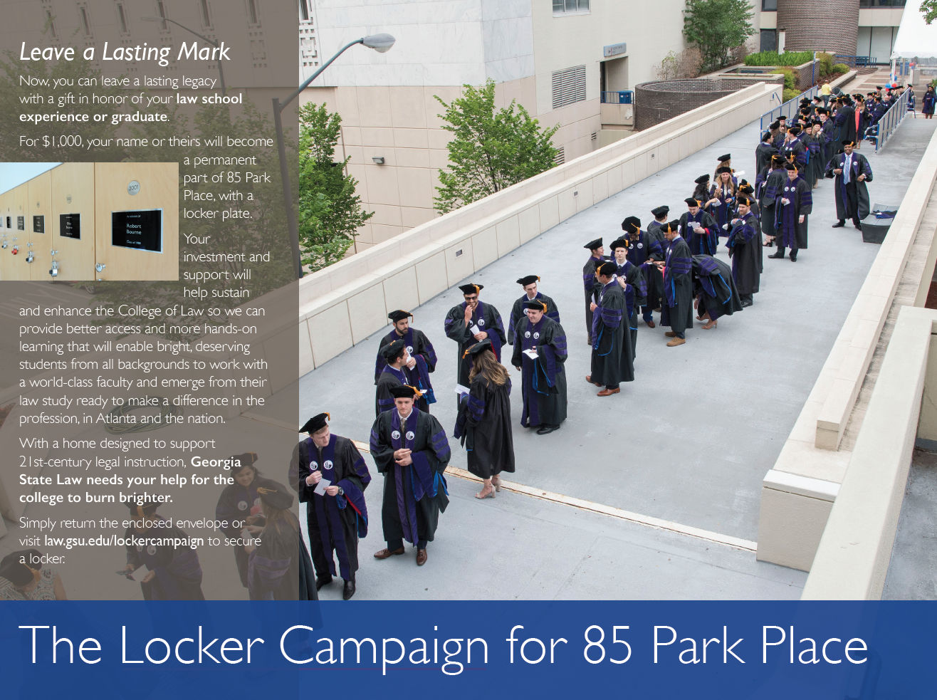 Law Locker Campaign for 85 Park Place